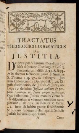 1-829, Tractatus Theologico-Dogmaticus De Justitia