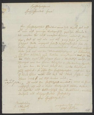 Brief an Friedrich Nicolai : 24.07.1777