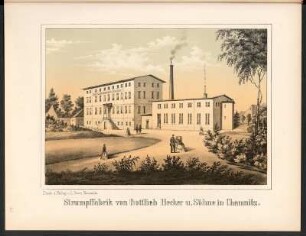 Strumpffabrik von Gottlieb Hecker u. Söhne in Chemnitz