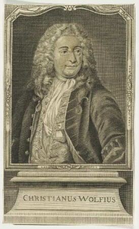 Bildnis des Christianus Wolfius