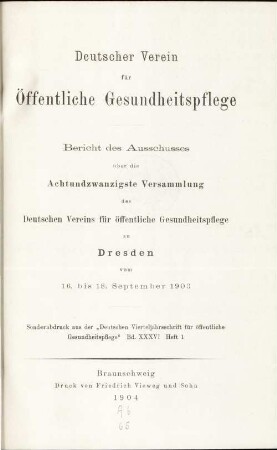 28: Dresden vom 16. bis 18. September 1903