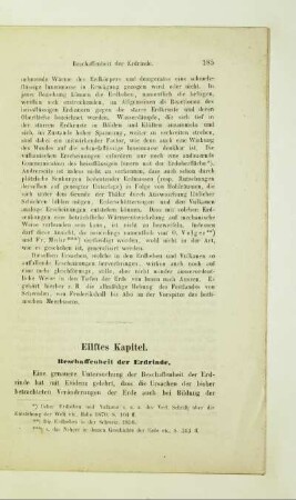 Eilftes Kapitel. Beschaffenheit der Erdrinde