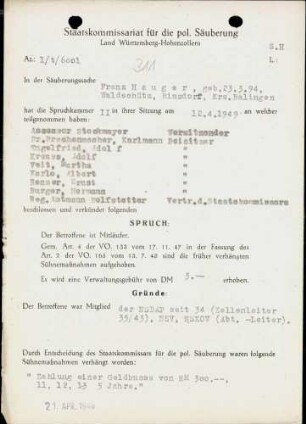 Hauger, Franz