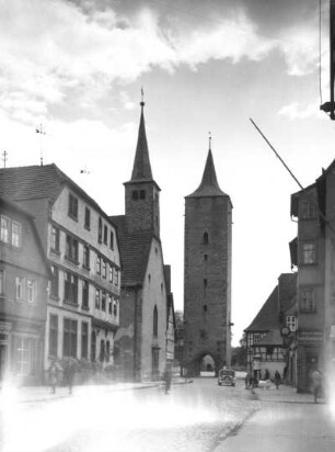 Karlstadt. Oberes Tor. Stadtseite