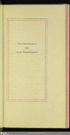 Das Proletariat Und Seine Verbündeten