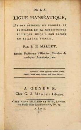 De la ligue hanséatique