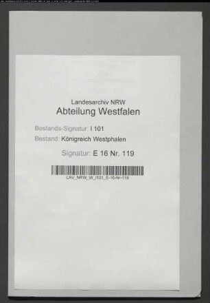 Verpachtung der domkapitularischen Koppeljagd bei Oberntudorf an Förster Rode