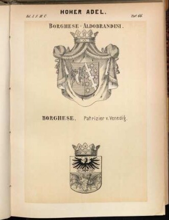 Taf. 66. Borghese - Aldobrandini. - Borghese, Patrizier v. Venedig.
