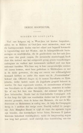 Derde hoofdstuk. Midden- en Oost-Java