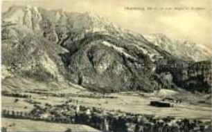 Hindelang im Allgäu, mit Blick zum Iseler