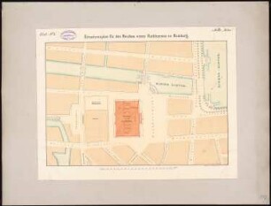 Rathaus, Hamburg: Lageplan 1:1000