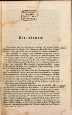 Lehrbuch der Chemie für den Unterricht auf Universitäten und mit besonderer Berücksichtigung des Standpunktes studirender Mediciner, 3. Lehrbuch der physiologischen Chemie