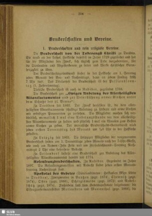 Bruderschaften und Vereine