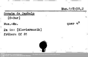 Sonata da Cembalo