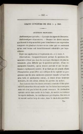 Grand concours de 1842.