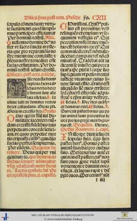 Dominicae I - IV post octavam Pasche.