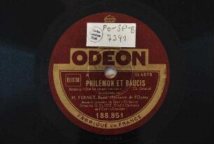 Philémon et Baucis : Berceuse "Que les songes heureux" / Ch. Gounod