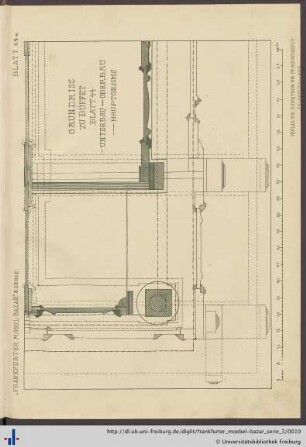 Blatt 44a. Grundriss zu Büffet Blatt 44.