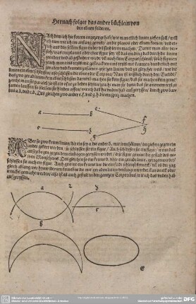 Hernach folget das ander büchlein von den ebnen felderen.