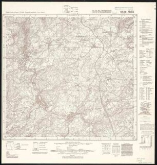 Meßtischblatt 5636 : Naila, 1939 : Naila. - Aufn. 1903, erkund. 1938, bericht. 1939. - 1:25000. - München, 1939. - 1 Kt.