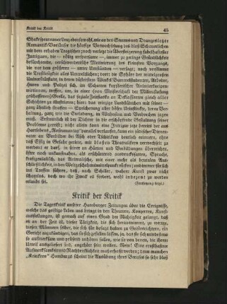 Kritik der Kritik