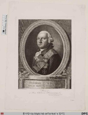 Bildnis Friedrich August, Herzog zu Braunschweig-Lüneburg-Oels