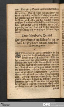 Das sechzehende Capitel.