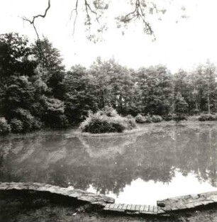 Reuthen (Kreis Spremberg). Schlossteich (um 1860 angelegt)