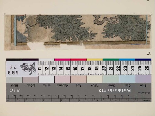 Fragment mit Laubwerk