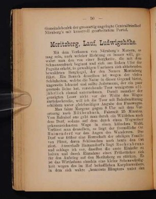Moritzberg, Lauf, Ludwigshöhe.