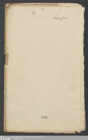 Ms. Ff. Mus. 975 - Am Sontag Sexagesima : a C. A. T. B., doi violini, viola, hautbois, violoncello et organo