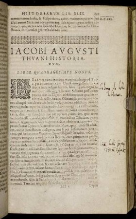 Liber Quadragesimus Nonus.