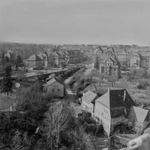 Bautzen : Bautzen. Blick vom Turm der Alten Wasserkunst auf die Stadt