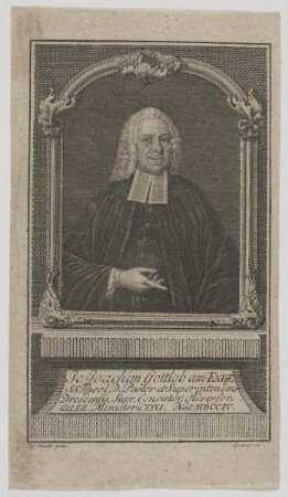 Bildnis des Jo. Joachim Gottlob amEnde