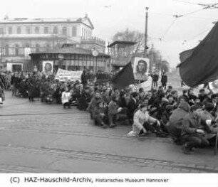 Demonstration gegen den Vietnamkrieg