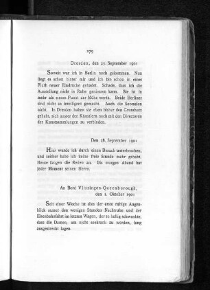 An Bord Vlissingen-Queenborough, den 1. October 1901