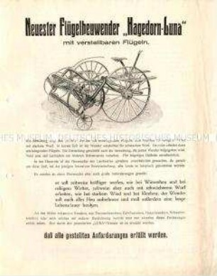 Neuester Flügelheuwender "Hagedorn-Luna"
