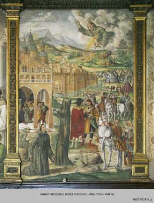 Der Heilige Antonius erscheint dem seligen Luca Belludi - Hl. Antonius erscheint dem seligen Luca Belludi
