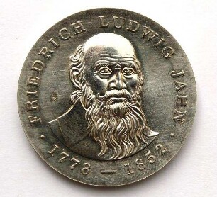 5-Mark-Stück zum 125. Todestag von Friedrich Ludwig Jahn