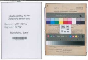 Entnazifizierung Josef Neuefeind , geb. 23.11.1915 (Arzt)