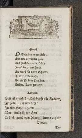 [Der Welt-Versöhner. Eine Passionsmusik; verfertiget und in den Hamburgischen Kirchen 1794 aufgeführt]