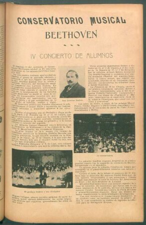 Conservatorio Musical Beethoven - IV concierto de alumnos