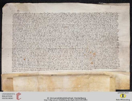 Text Vorderseite (Urk. Lehmann 326)