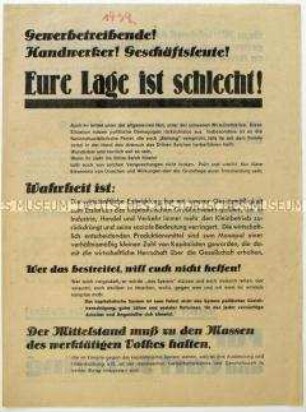 Aufruf zum Eintritt in die SPD
