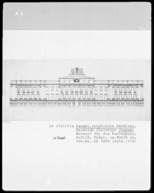 Kassel & Landgrafenschloß (Chattenburg) & Fassade