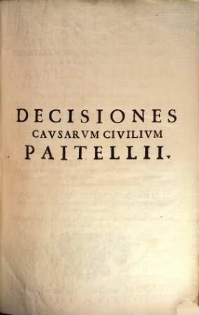 Decisiones causarum civilium
