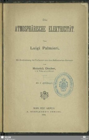 Die atmosphärische Elektricität