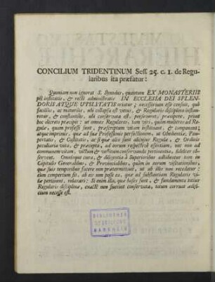 Consilium Tridentinum