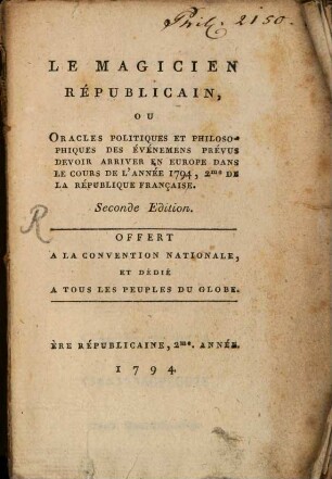 Le Magicien Republicain
