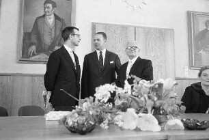 Verabschiedung des Direktors des Badischen Konservatoriums Eduard Volbach.